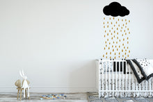 Load image into Gallery viewer, Scandi style cloud and rain stickers
